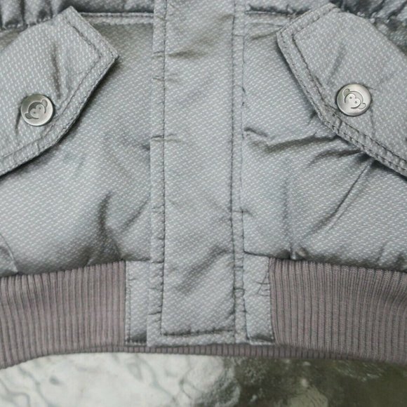 Appaman Mini Grey Silver Puffer Jacket Coat - Picture 5 of 9